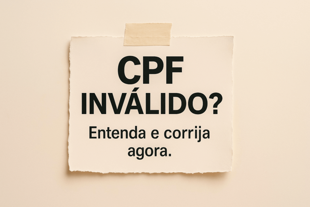 CPF Inválido