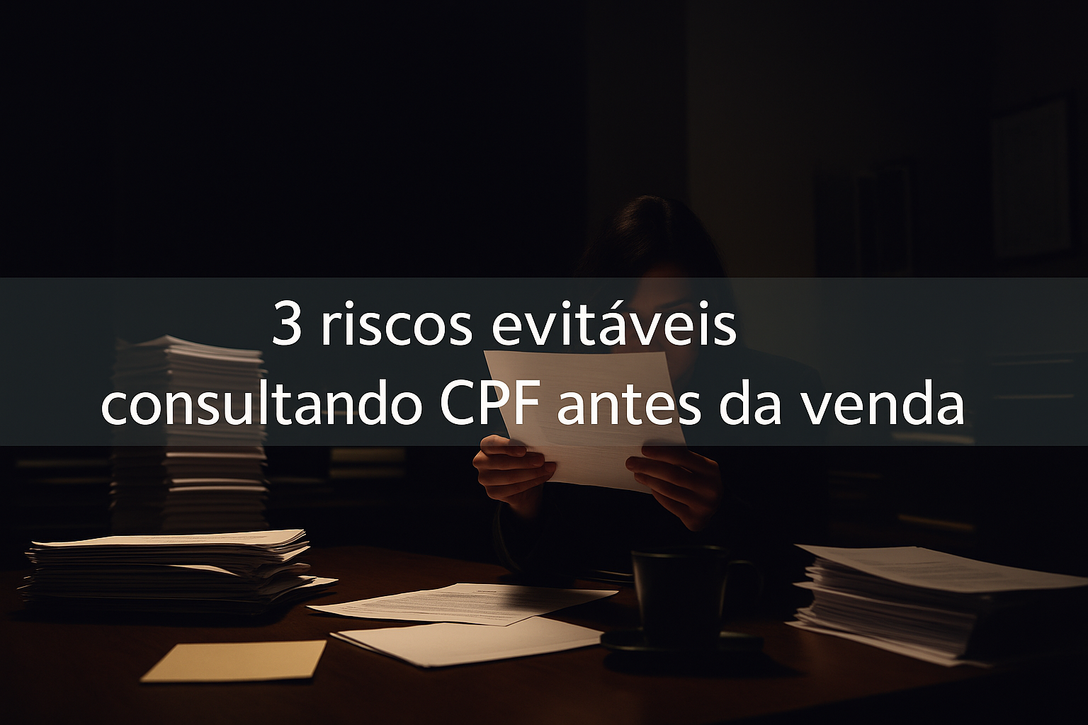 risco que evita ao consultar cpf