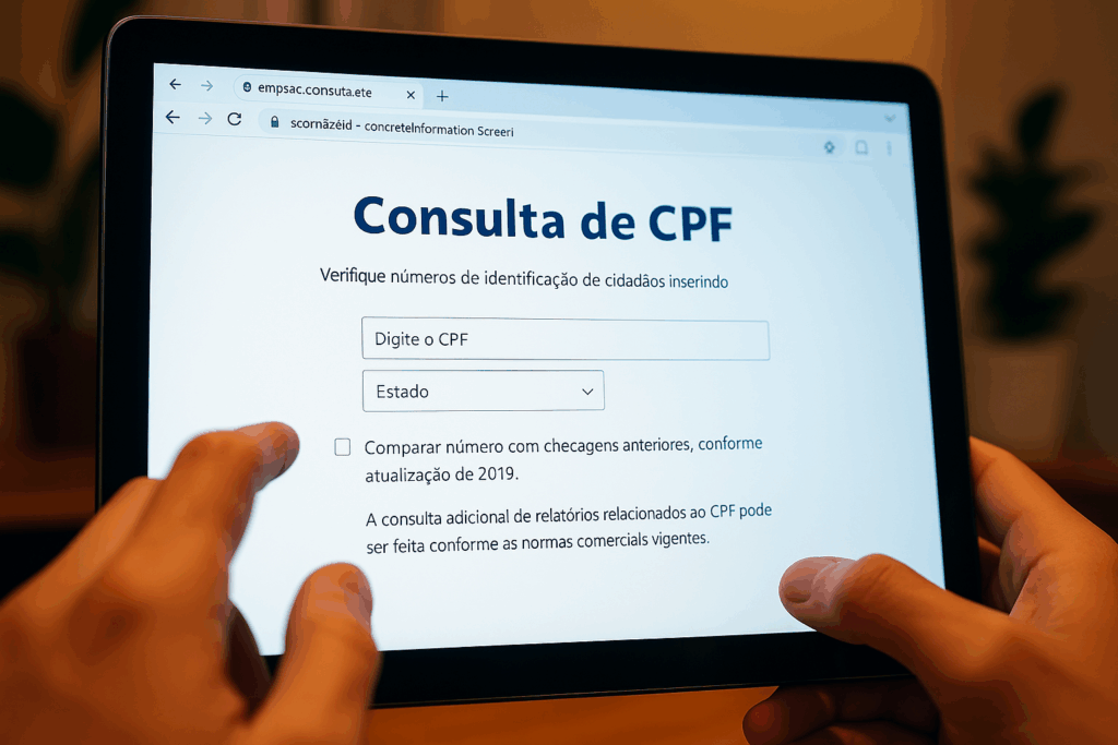 consulta de cpf