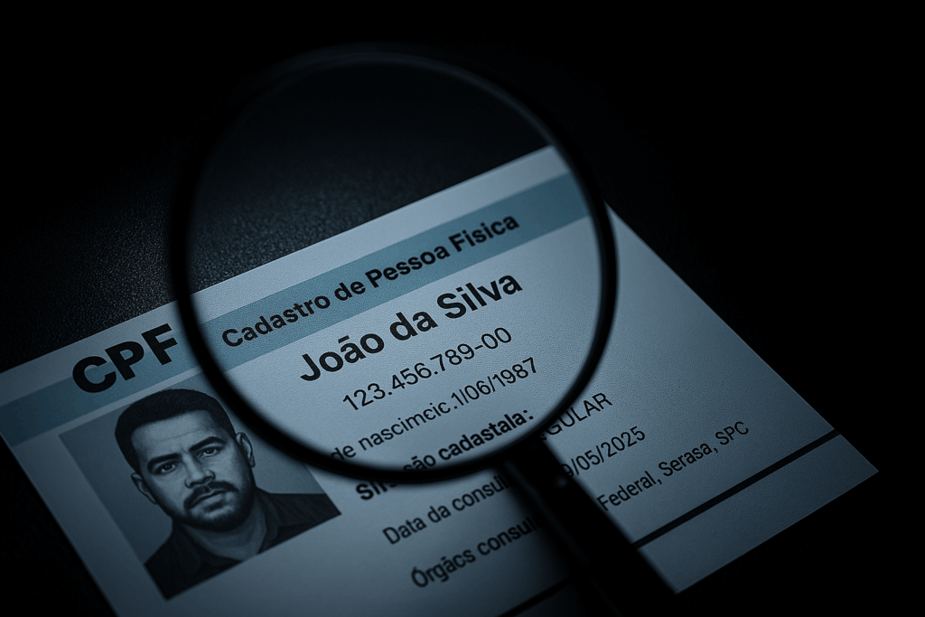 cpf - cadastro de pessoa fisica