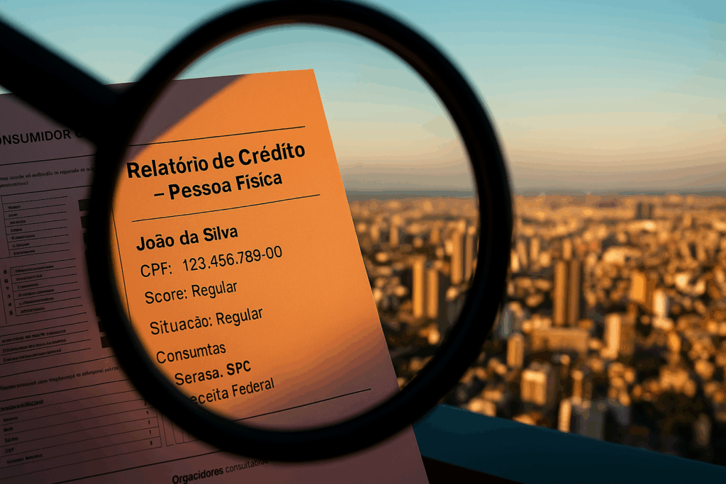 relatorio de credito - pessoa fisica