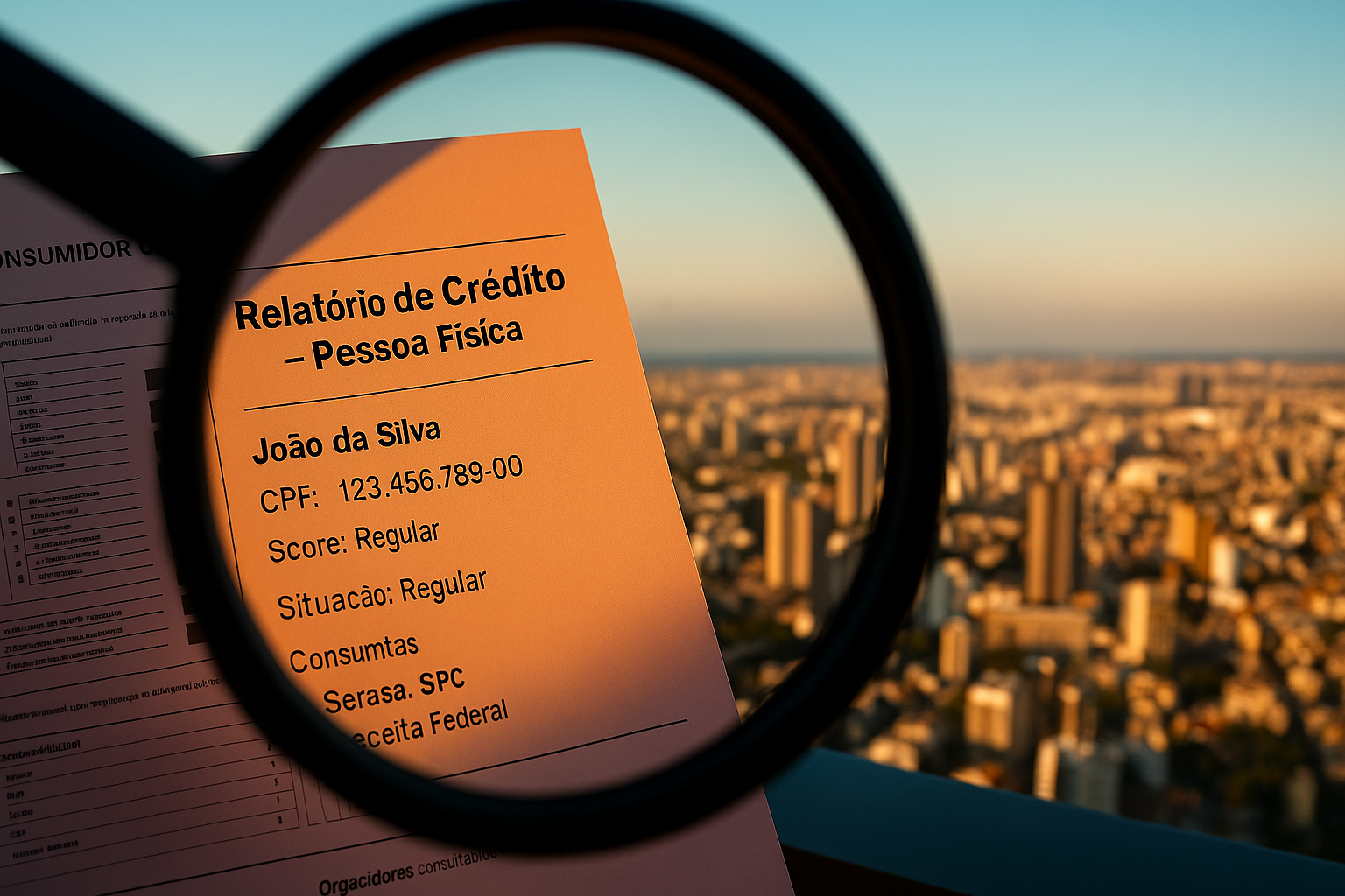 relatorio de credito - pessoa fisica