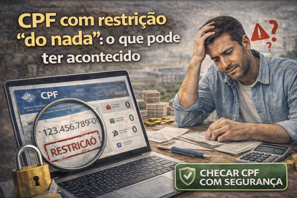 CPF COM RESTRIÇÃO