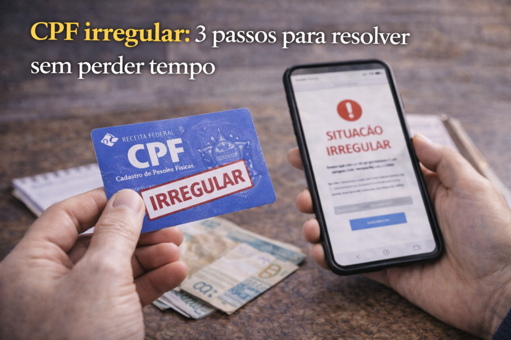 3 passos para resolver cpf irregular
