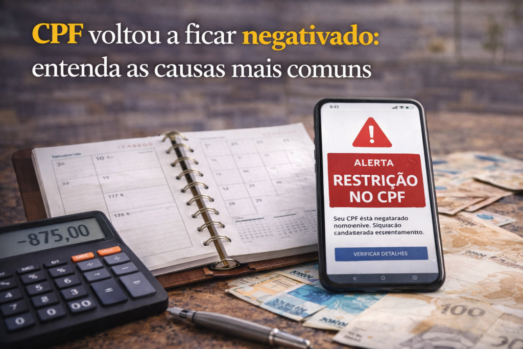 CPF VOLTOU A FICAR NEGATIVO