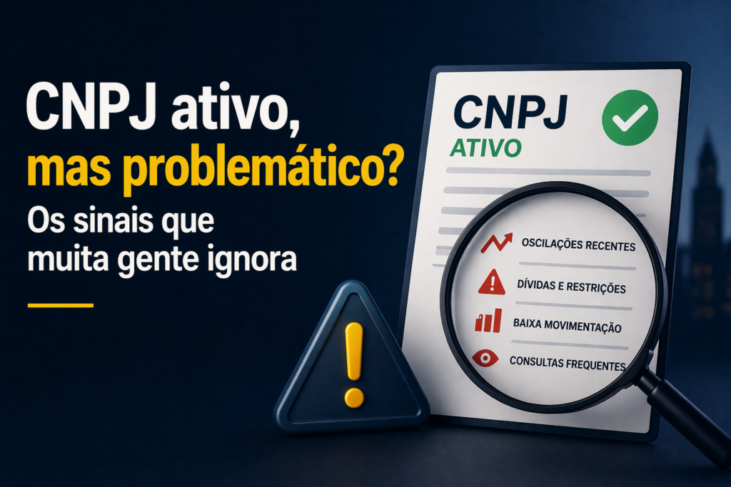 cnpj ativo mas com problemas