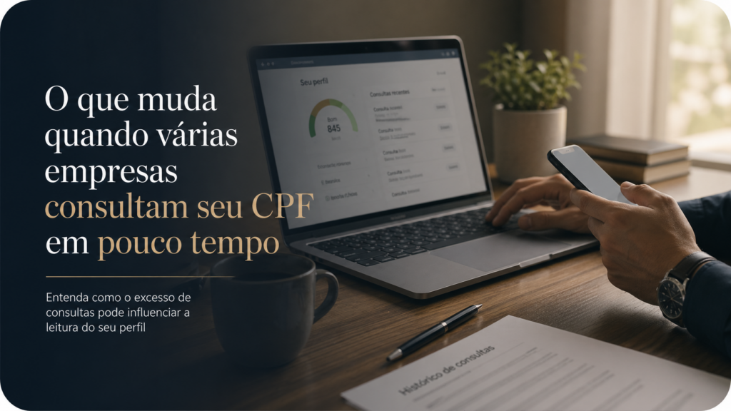 mudança quando varias empresas consultam seu cpf