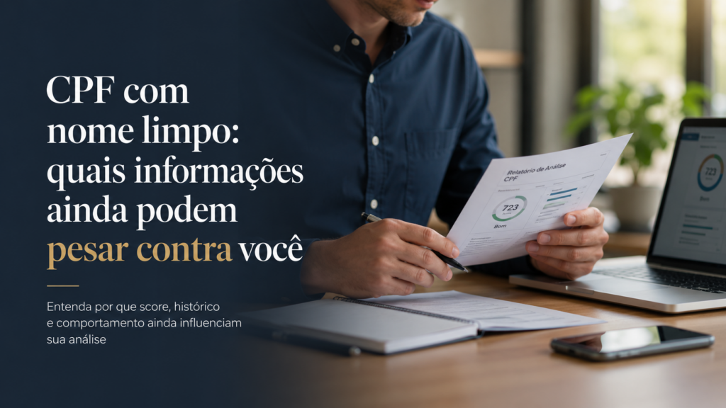 cpf com nome limpo: que informações podem pesar contra você